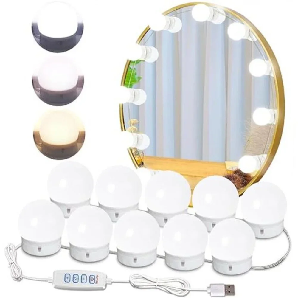 Led Vanity Mirror Lights,15 Ft Vanity Lights for Makeup Dressing Mirror